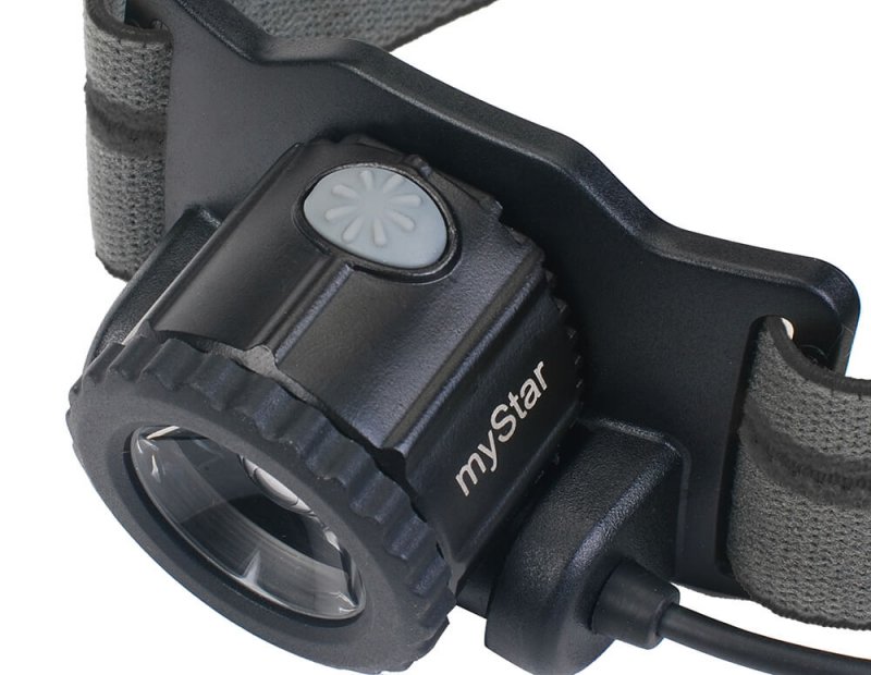 Nextorch Mystar 2.0 pannlampa svart, 760 lm uppladdningsbart batteri